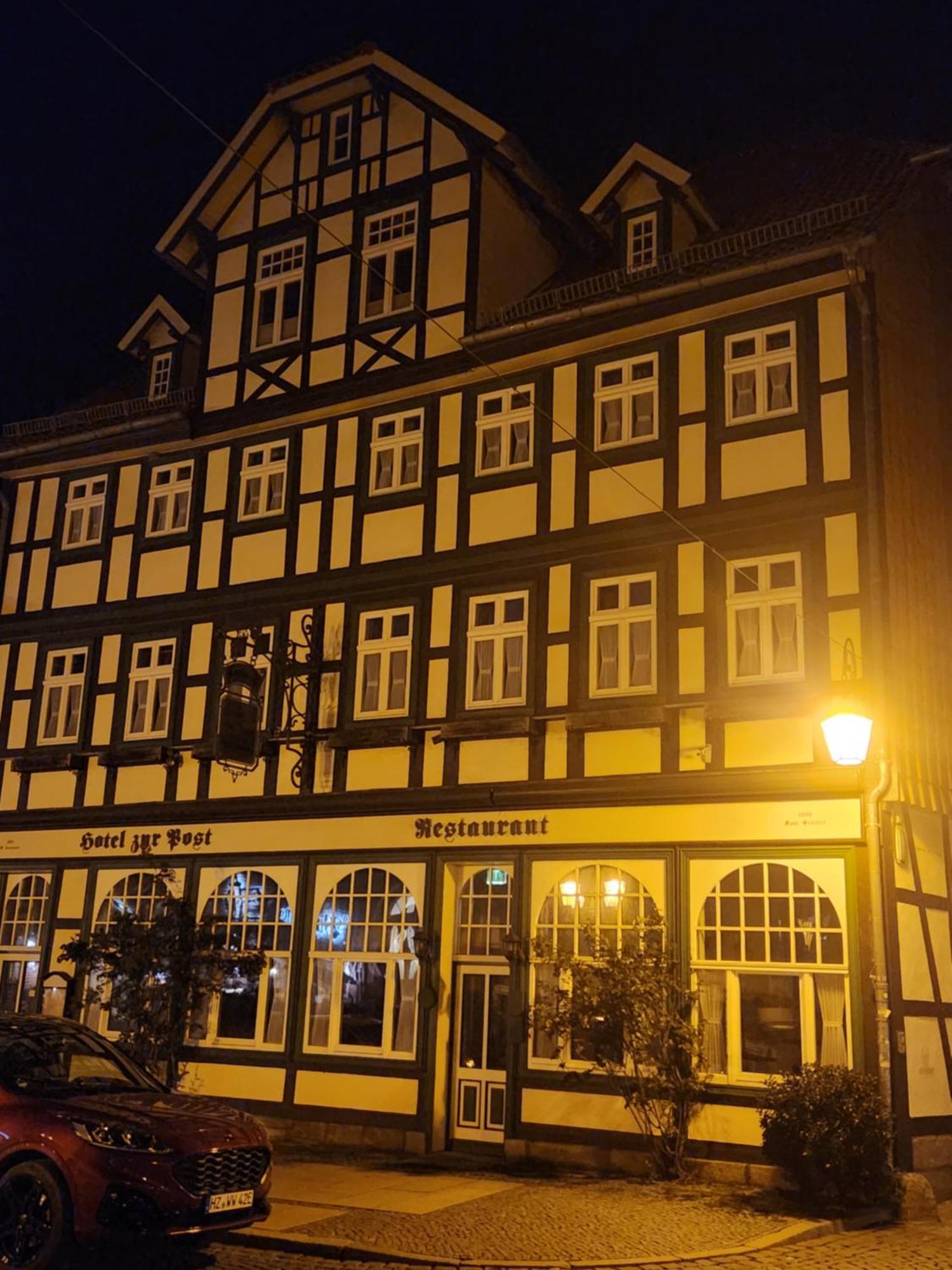 Hotel Garni Zur Post 베르니게로데 외부 사진