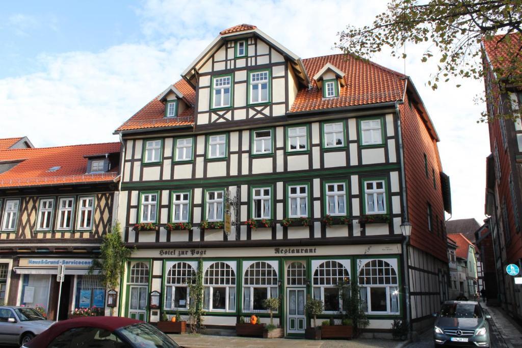 Hotel Garni Zur Post 베르니게로데 외부 사진